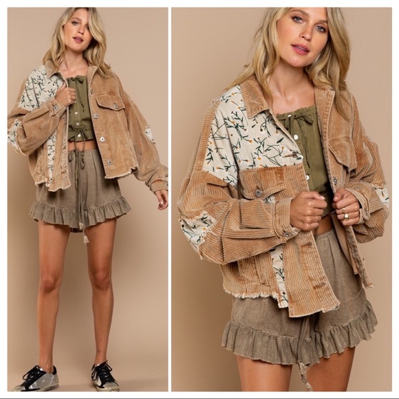 POL Wild At Heart Camel Cord Jacket - Picture 5 of 16